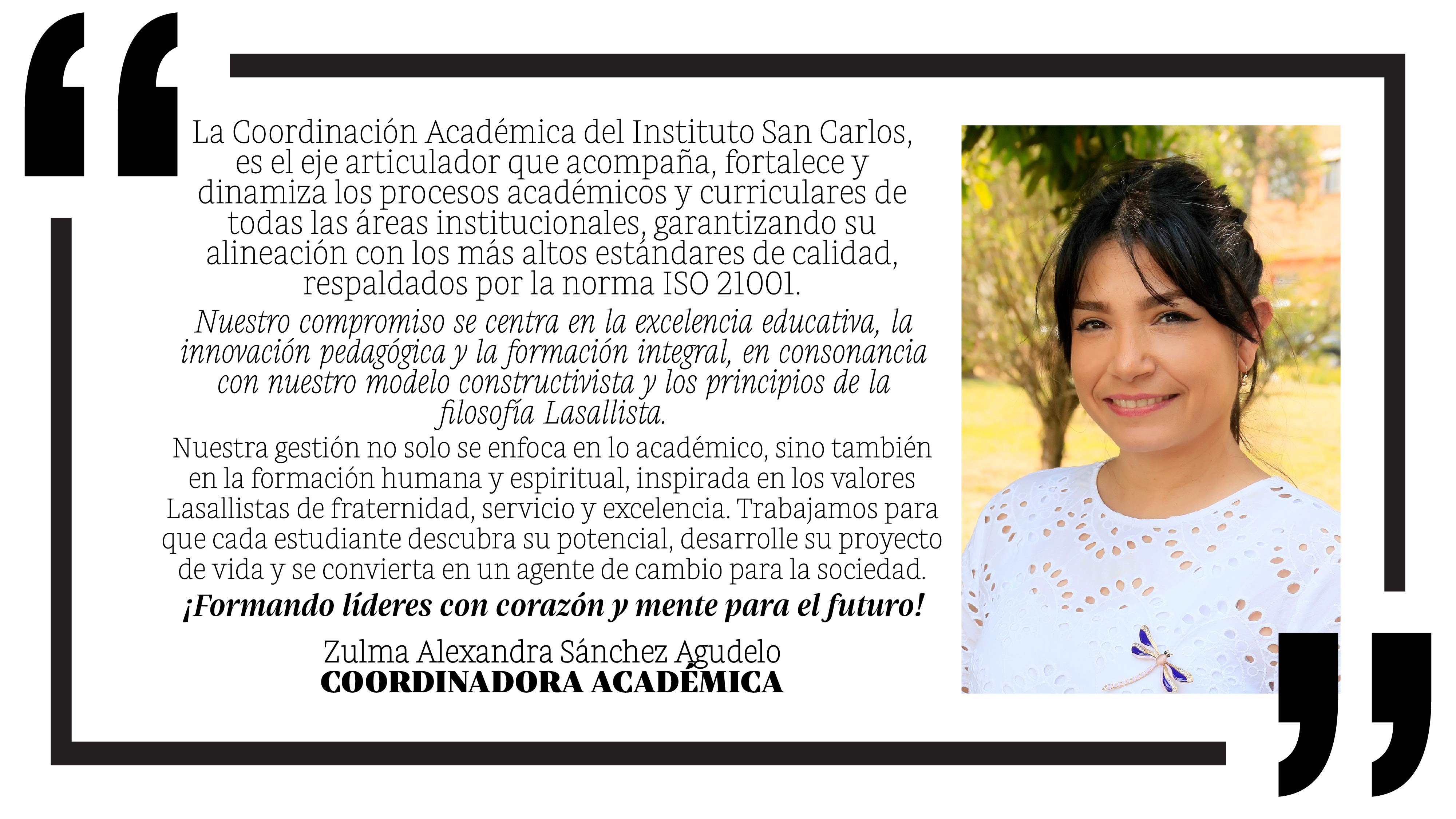 Coordinadora Academica ISC1